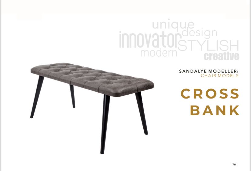 Bench and Pouffe